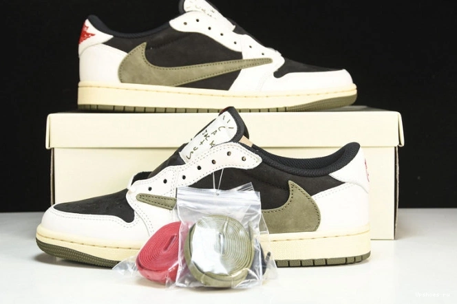 SP Jordan Travis Scott 1 Retro OG Low Olive 0322